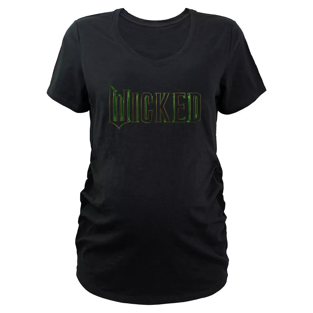 Maternity Wicked Title Logo Graphic Tee, Women's,  Product Image