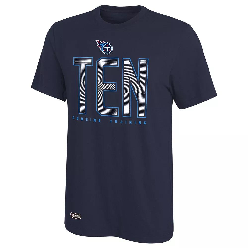 Men's Navy Tennessee Titans Record Setter T-Shirt,  Product Image