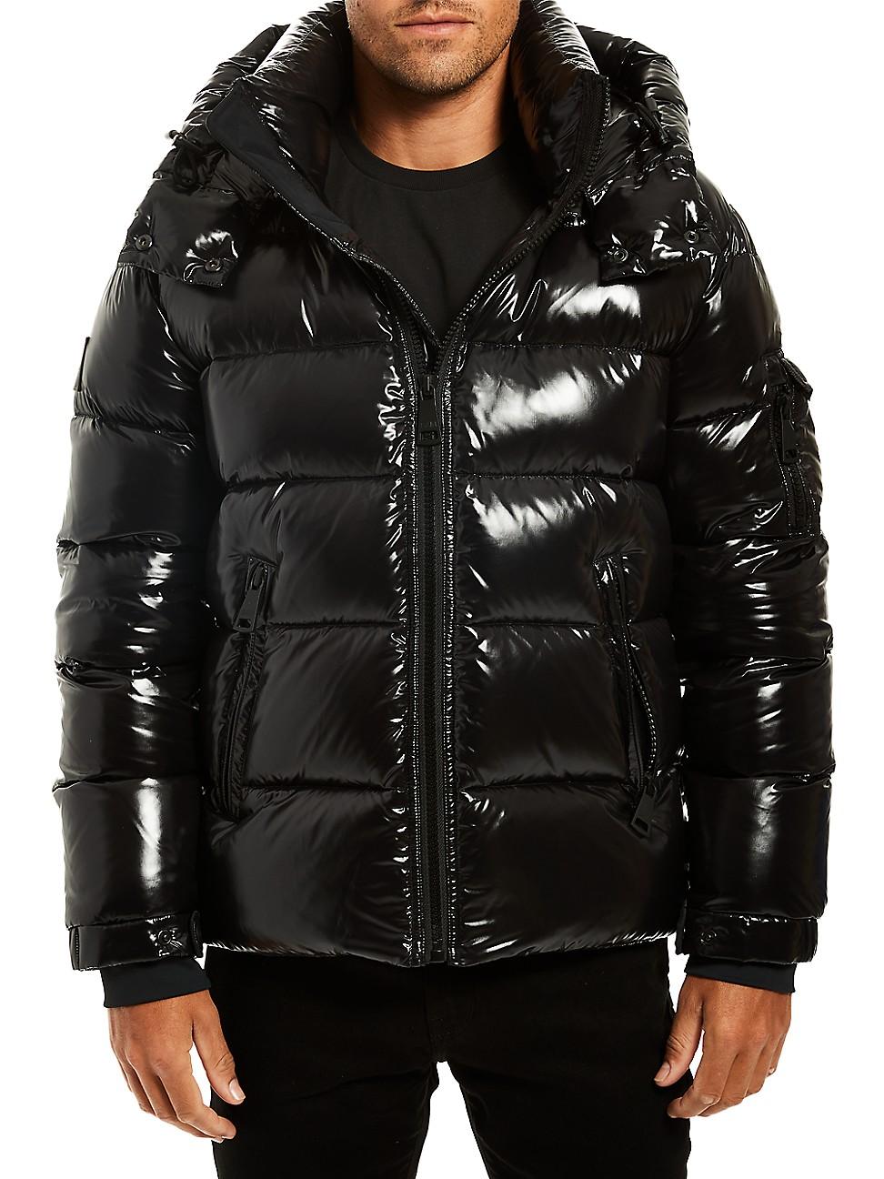 Mens Glacier Hooded Down Coat Product Image