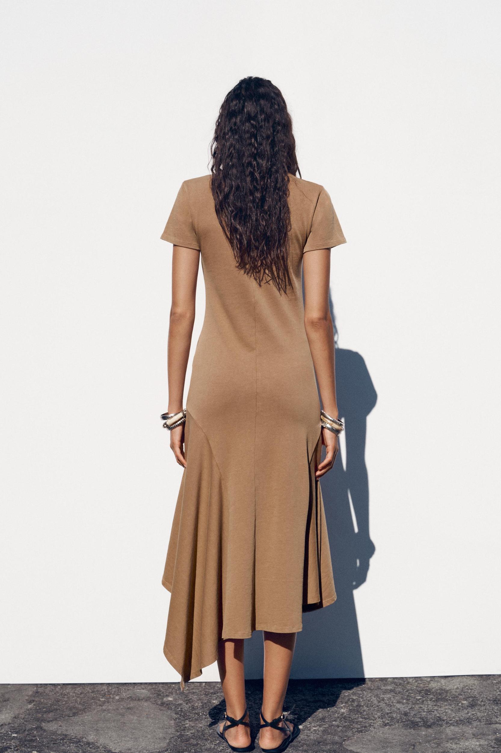 ASYMMETRIC WASHED DRESS Product Image