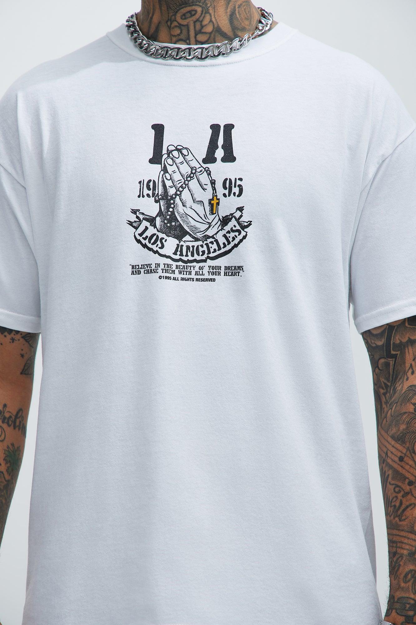 LA Blessed 1995 Short Sleeve Tee - White Product Image
