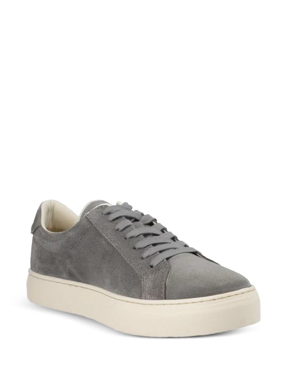 suede lace-up sneakers Product Image