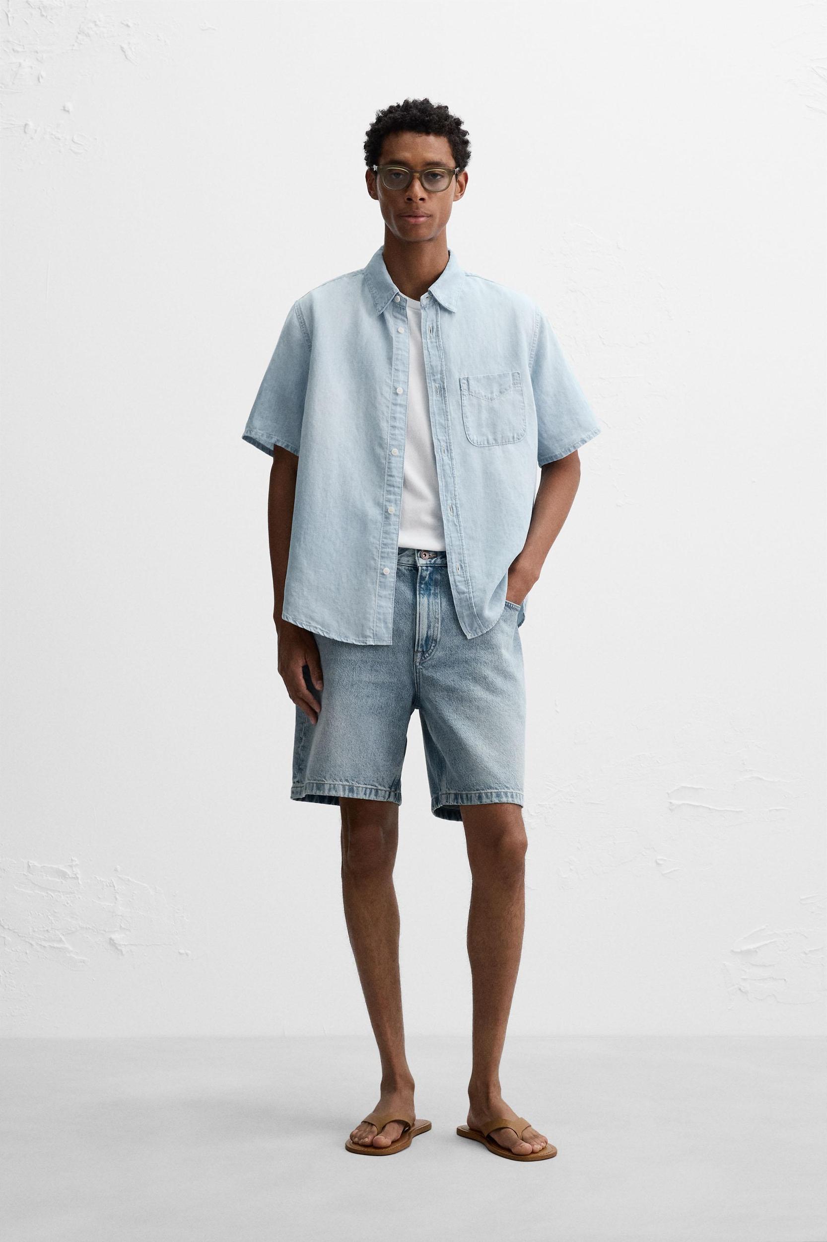 LIGHTWEIGHT DENIM SHIRT Product Image