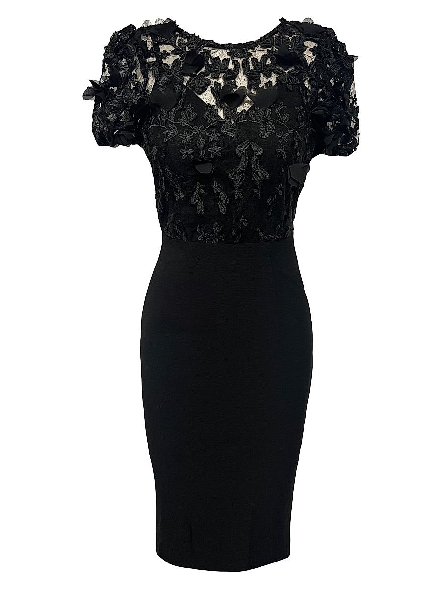 Womens Marianne Embroidered Blouson Mididress Product Image