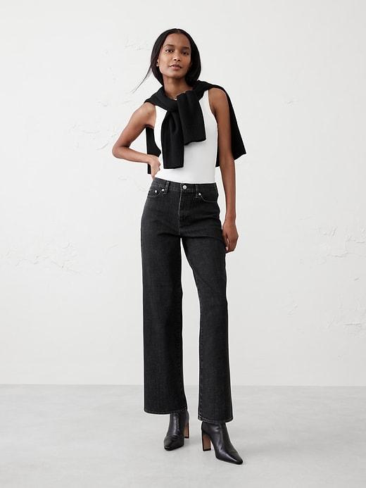 Straight High-Rise Jean Product Image