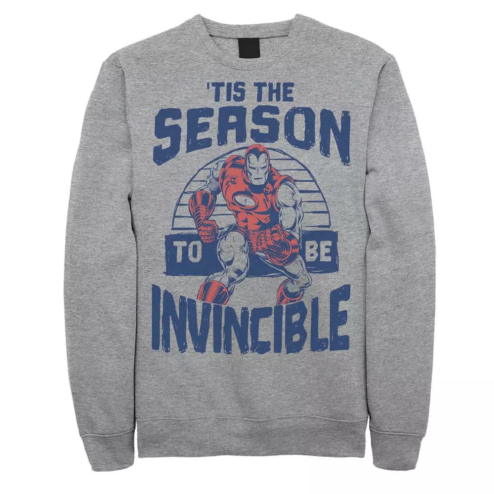 Men's Marvel Iron Man 'Tis The Season Invincible Christmas Sweatshirt,  Product Image