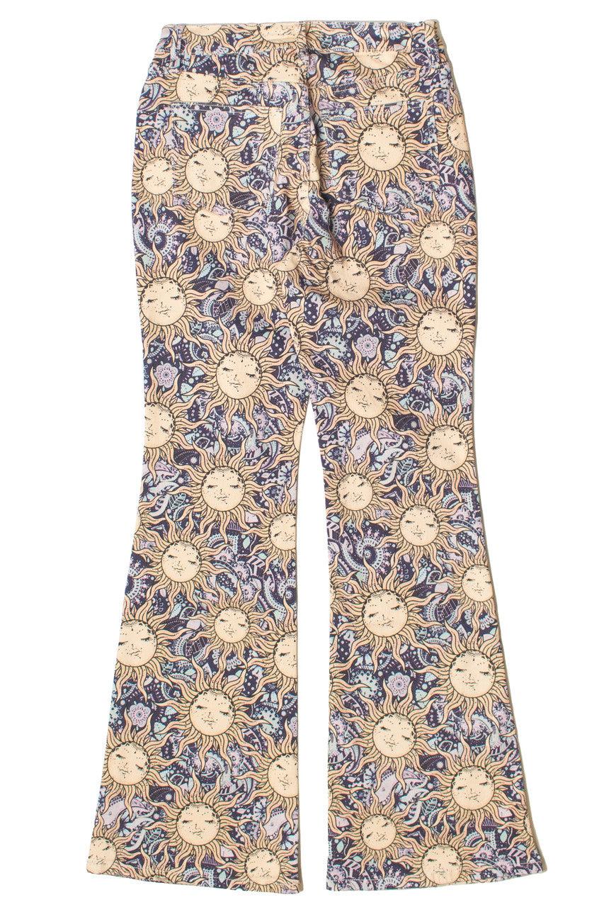 Celestial Paisley Flare Jeans Product Image