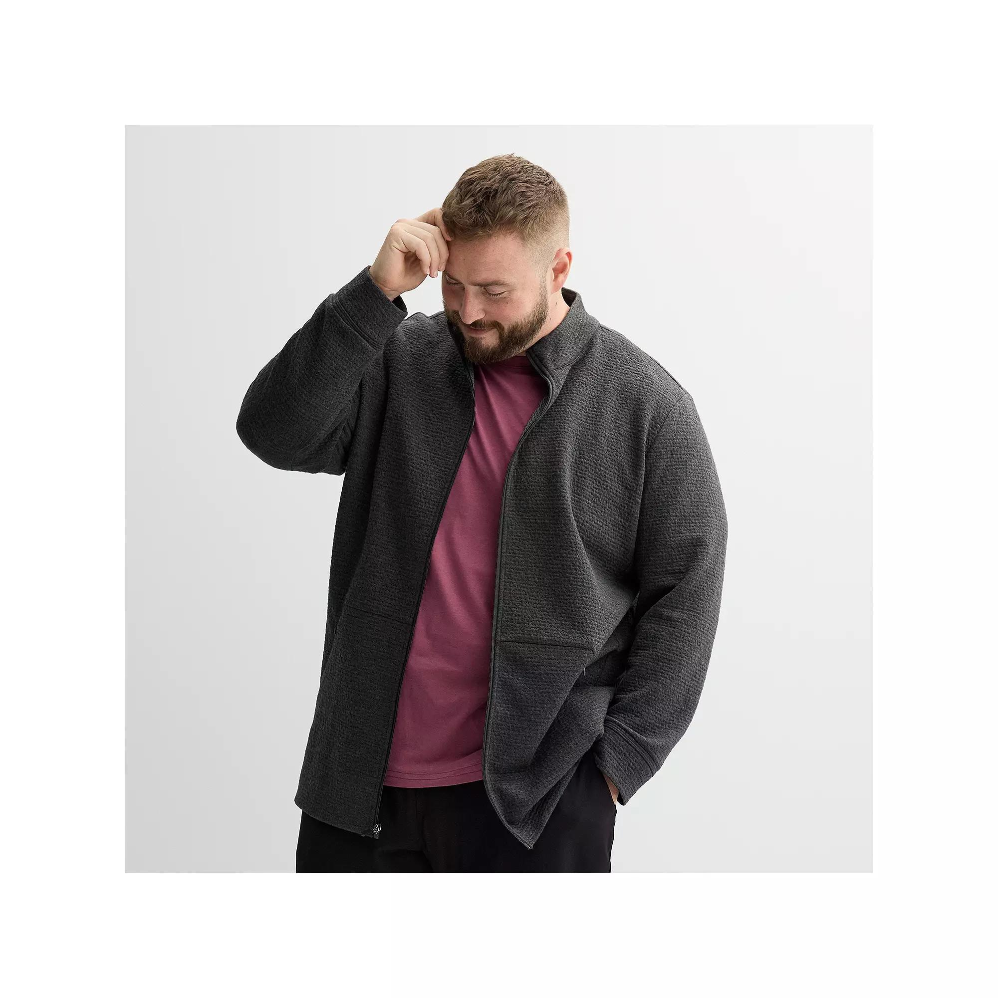 Big & Tall FLX Textured Full Zip Jacket, Men's,  Product Image