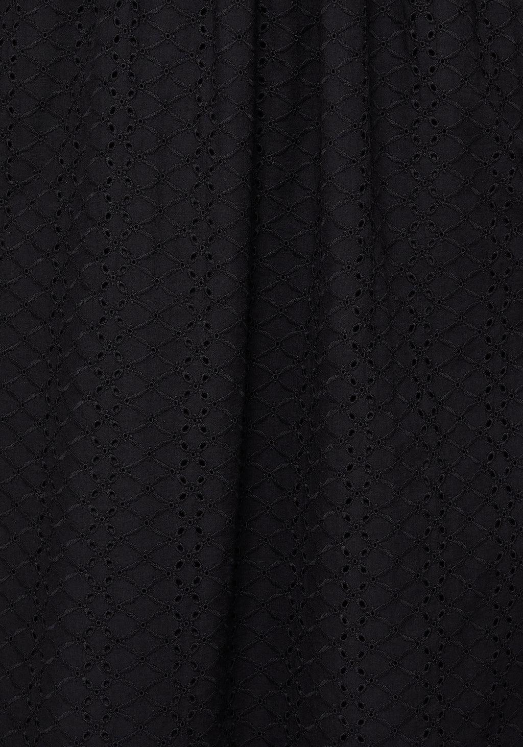 Euthymia Broderie Puff Sleeve Maxi Dress Product Image