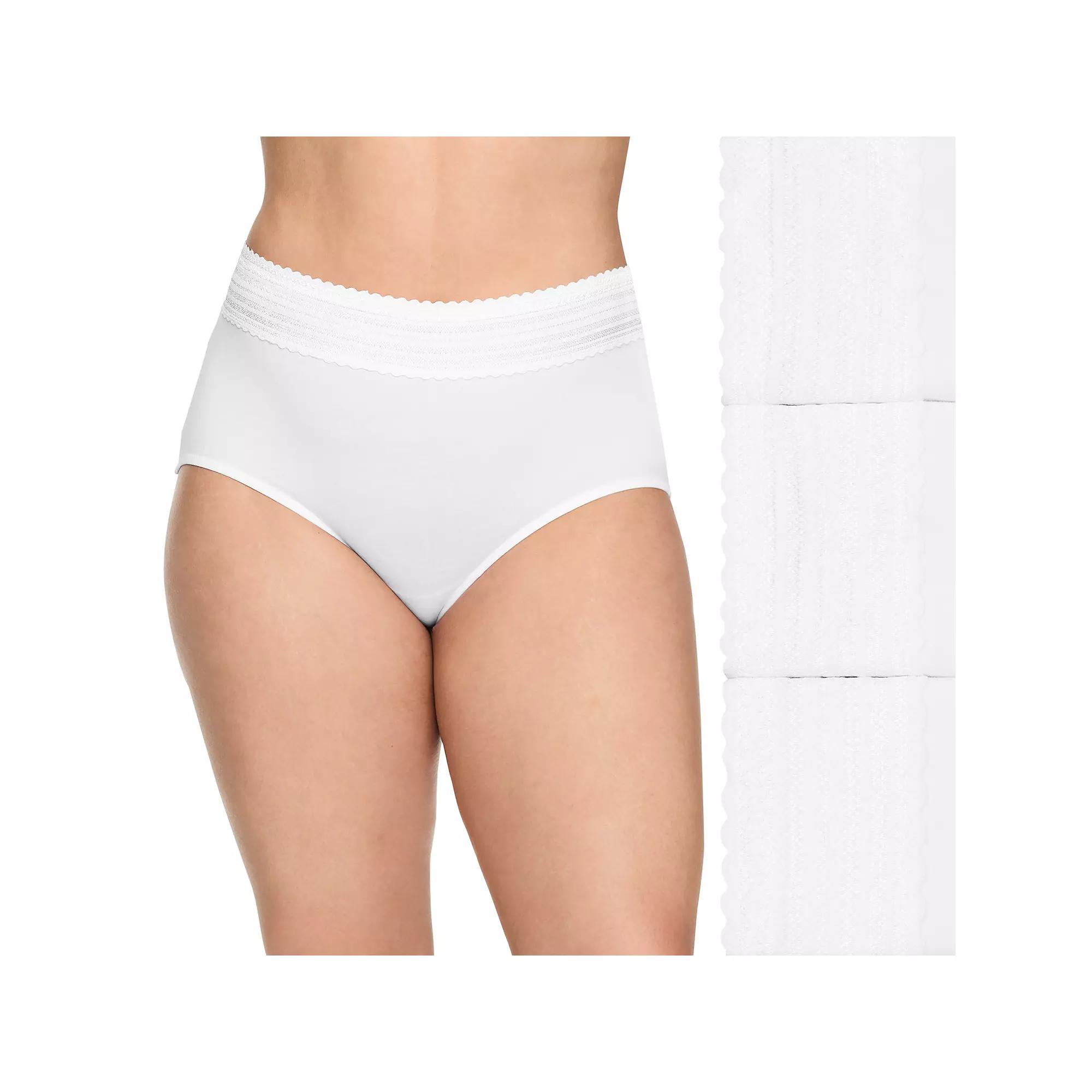 Warners No Pinching No Problems® 3-Pack Dig-Free High-Waist Brief RS2093P, Women's,  Product Image