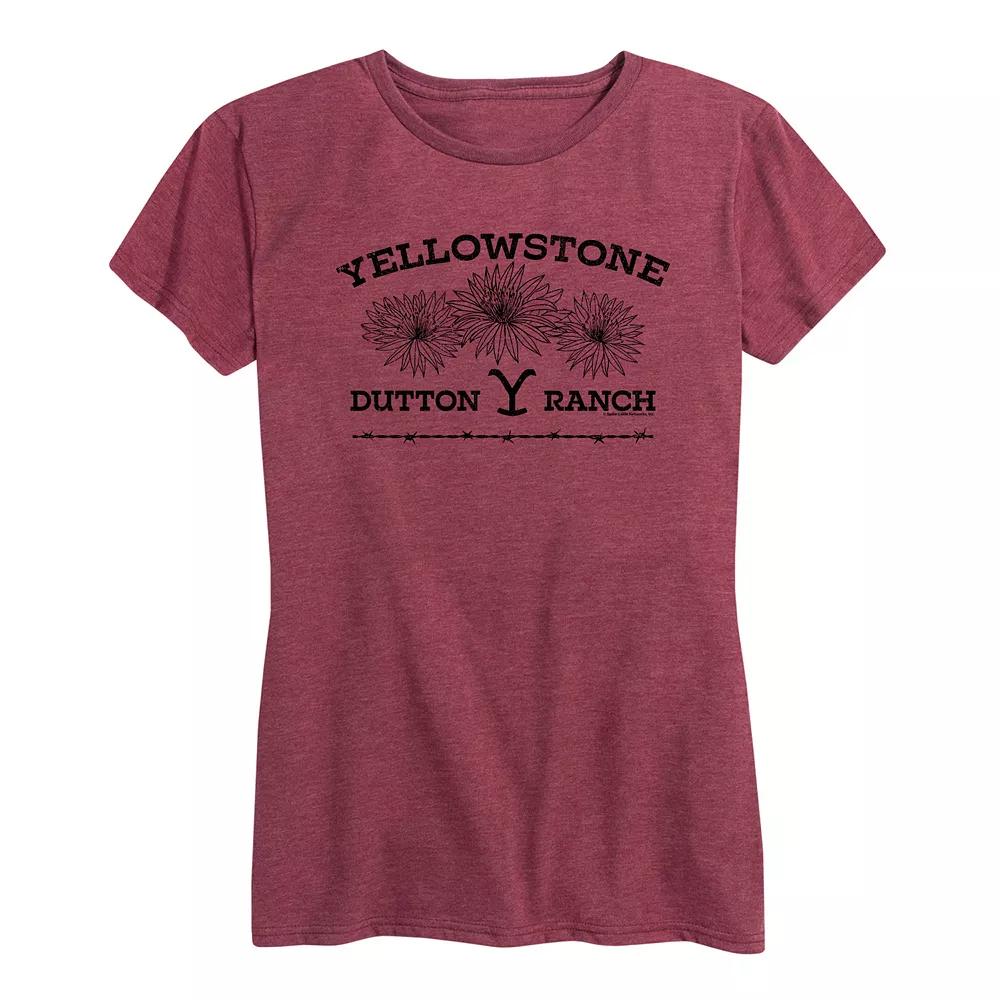 Women's Yellowstone Wildflowers Graphic Tee,  Product Image