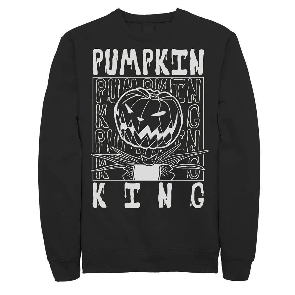 Disney's The Nightmare Before Christmas Pumpkin King Stack Men's Sweatshirt, Size: Large, Black Product Image