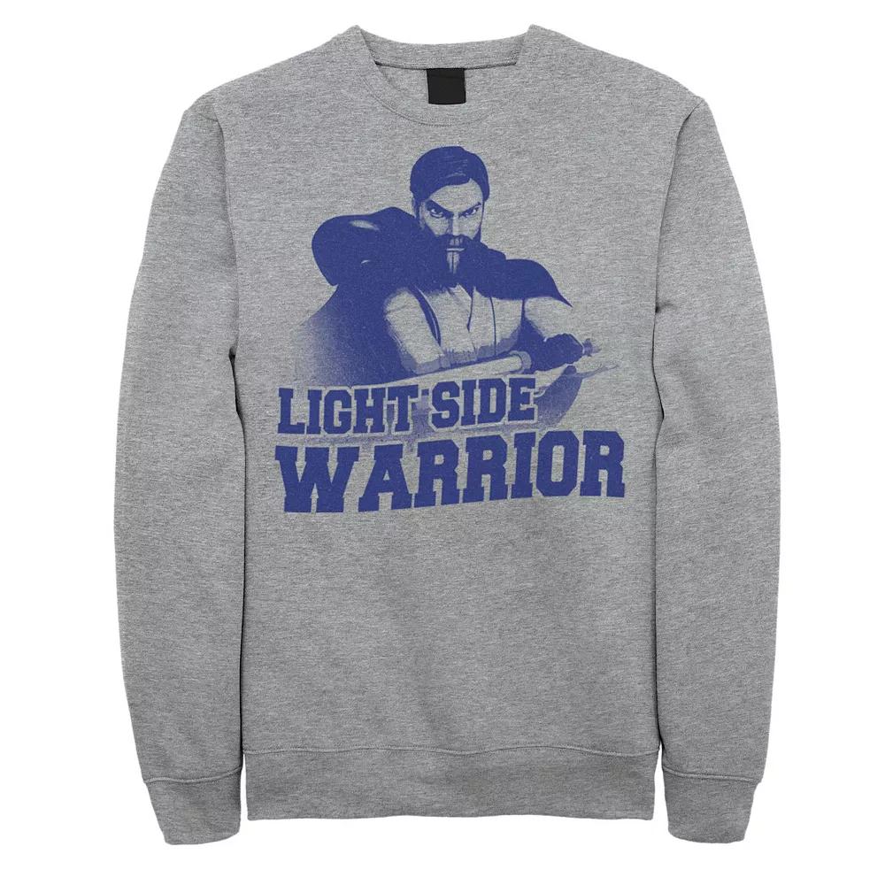 Men's Star Wars: Clone Wars Obi-Wan Kenobi Light Side Warrior Sweatshirt,  Product Image