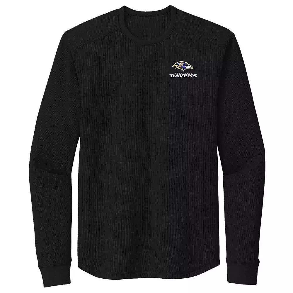 Men's Dunbrooke Black Baltimore Ravens Cavalier Long Sleeve T-Shirt,  Product Image