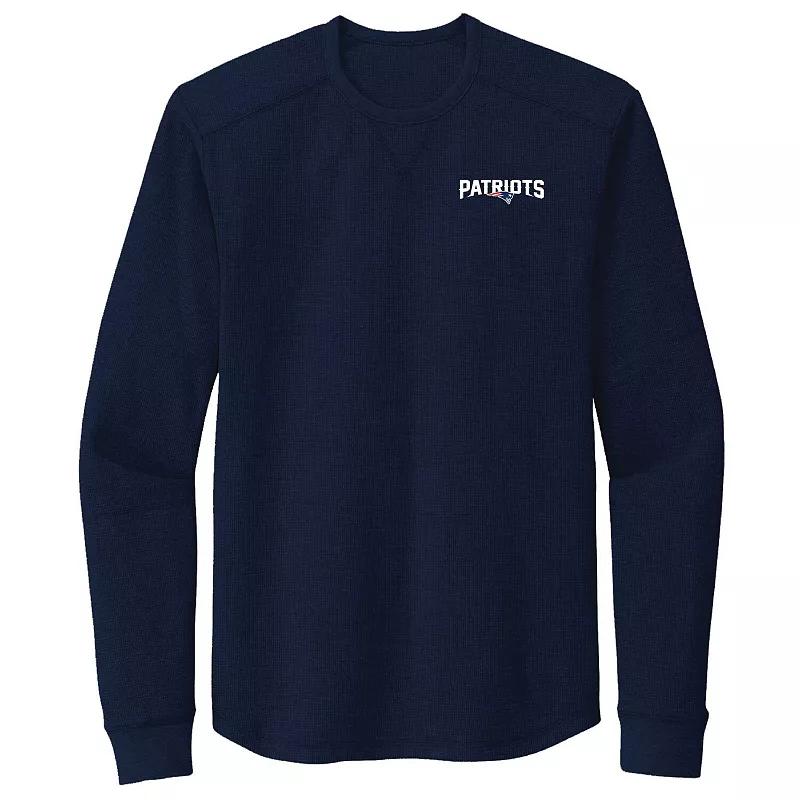 Men's Dunbrooke Navy New England Patriots Cavalier Long Sleeve T-Shirt,  Product Image