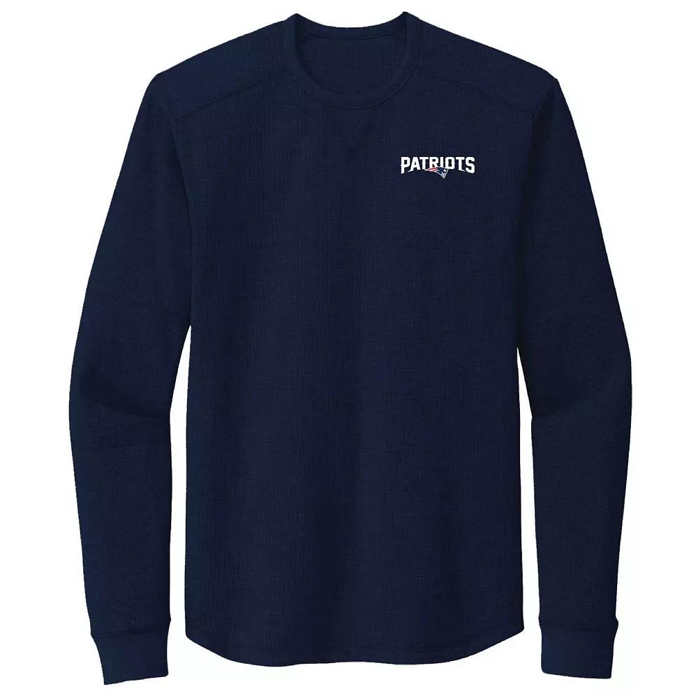 Men's Dunbrooke Navy New England Patriots Cavalier Long Sleeve T-Shirt,  Product Image
