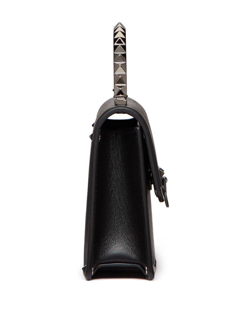 studded leather tote bag Product Image