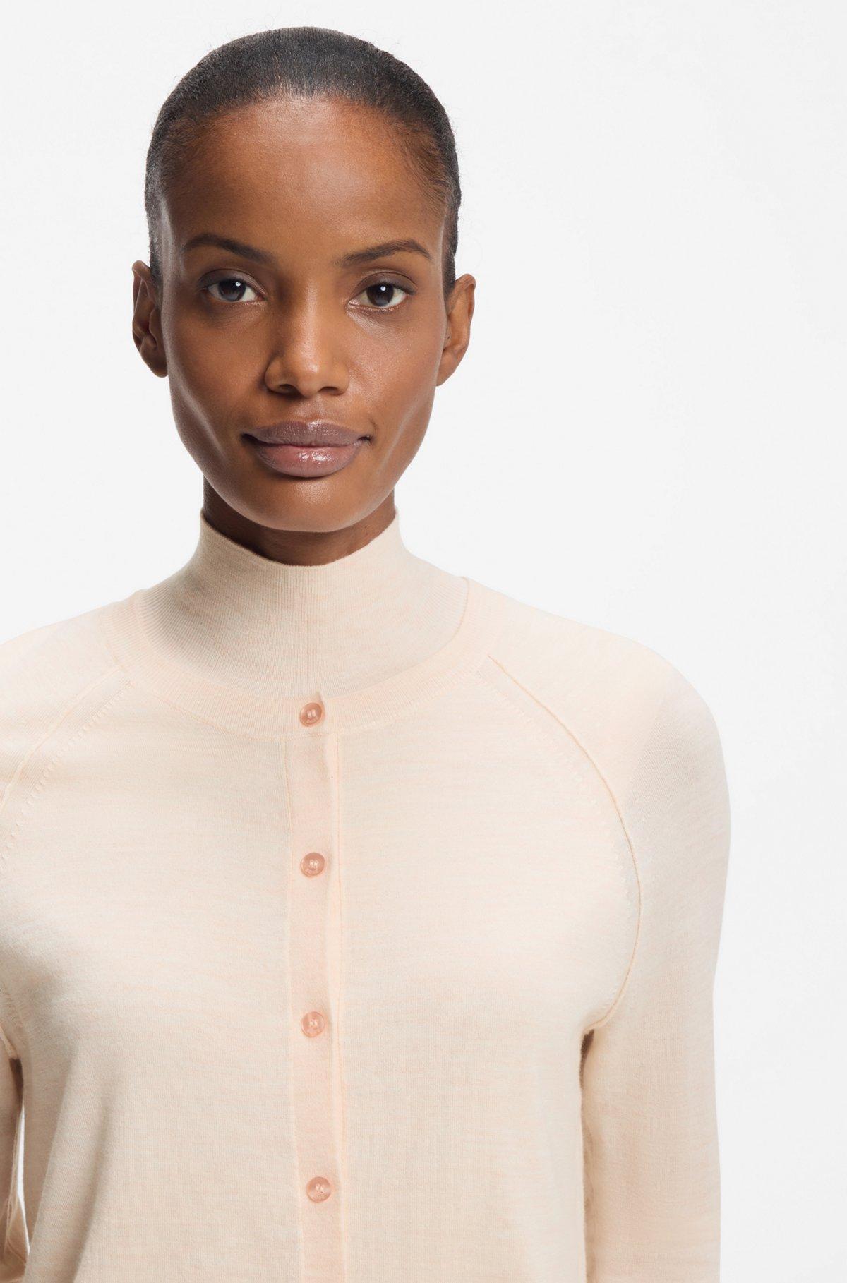 Superfine merino wool cardigan Product Image