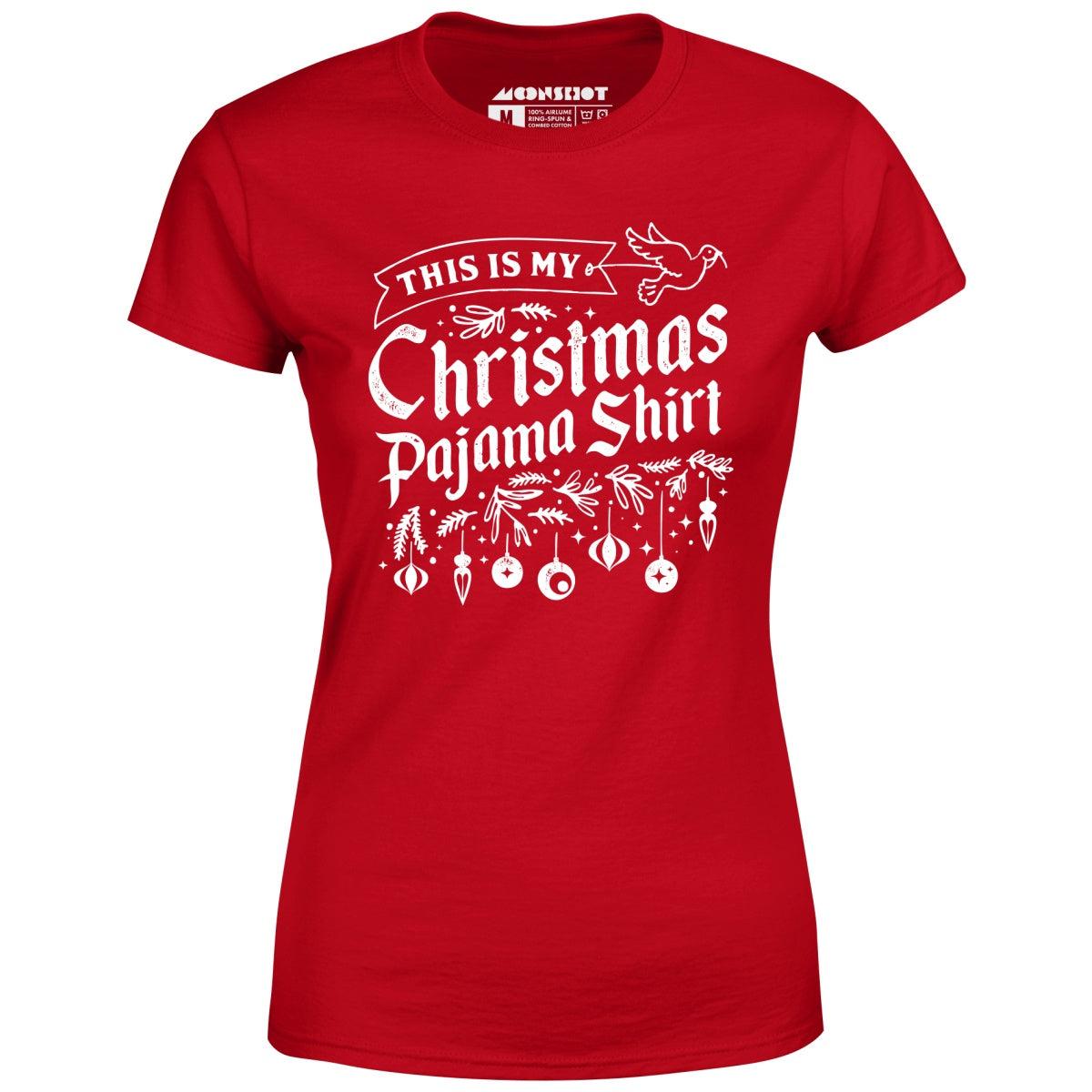 This is My Christmas Pajama Shirt - Women's T-Shirt Female Product Image