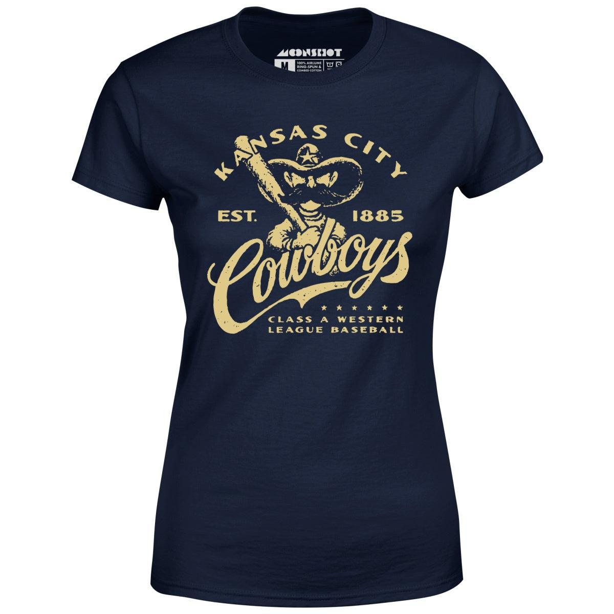Kansas City Cowboys - Missouri - Vintage Defunct Baseball Teams - Women's T-Shirt Female Product Image