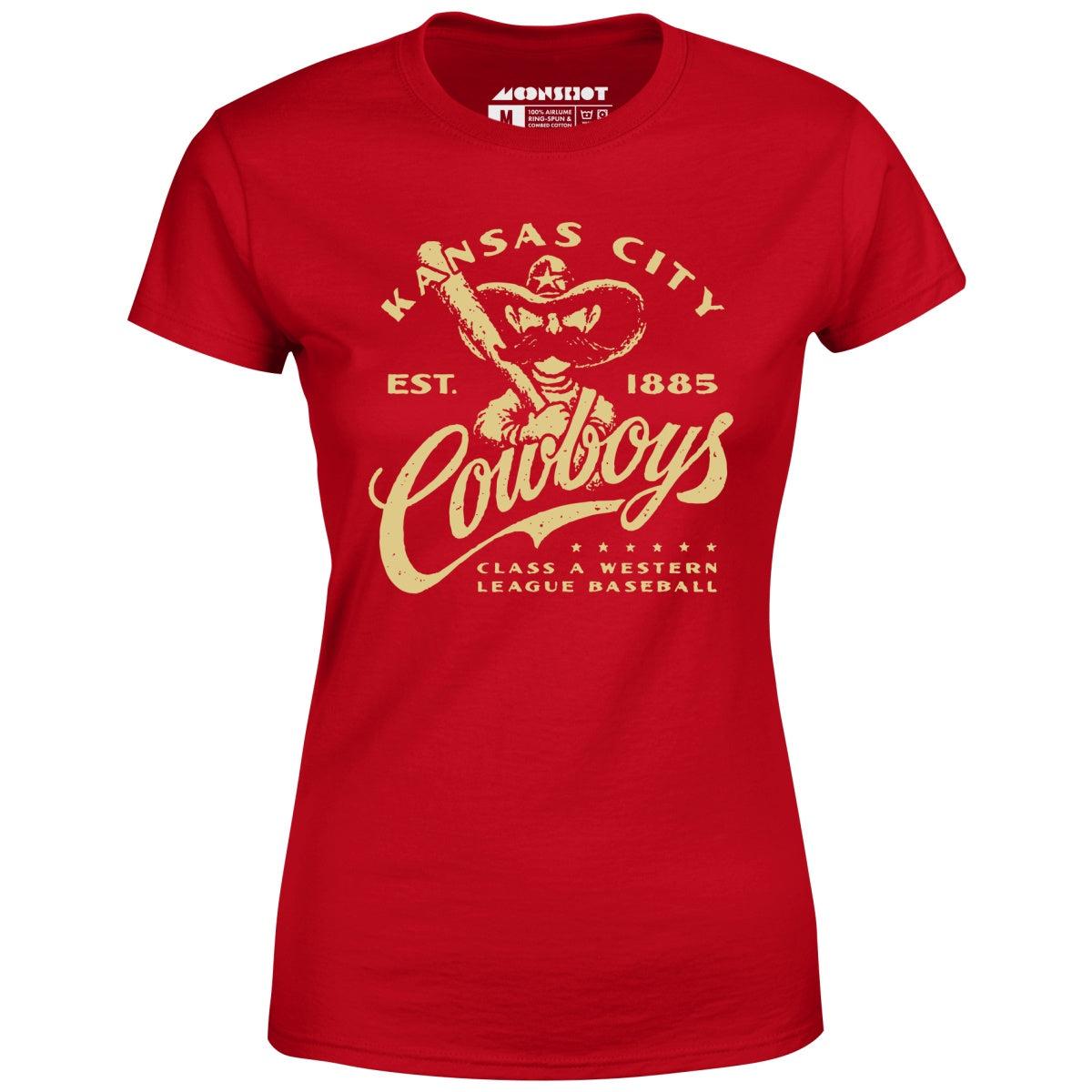 Kansas City Cowboys - Missouri - Vintage Defunct Baseball Teams - Women's T-Shirt Female Product Image