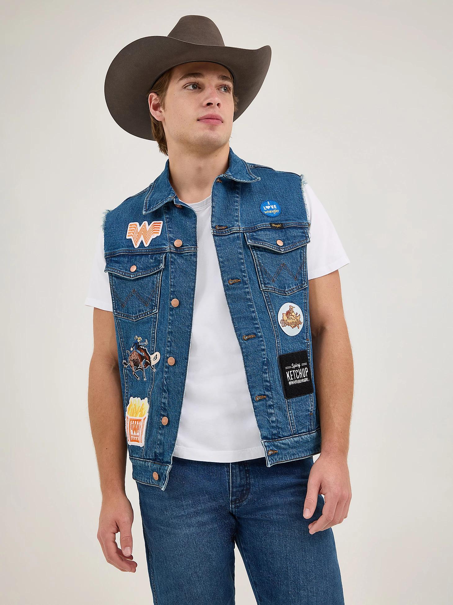 Wrangler x Whataburger Men's Cut-Off Vest in Rodeo Dust Fade Product Image