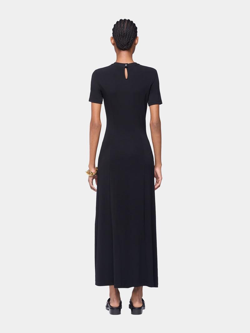 DRAPED LONG DRESS IN JERSEY Product Image