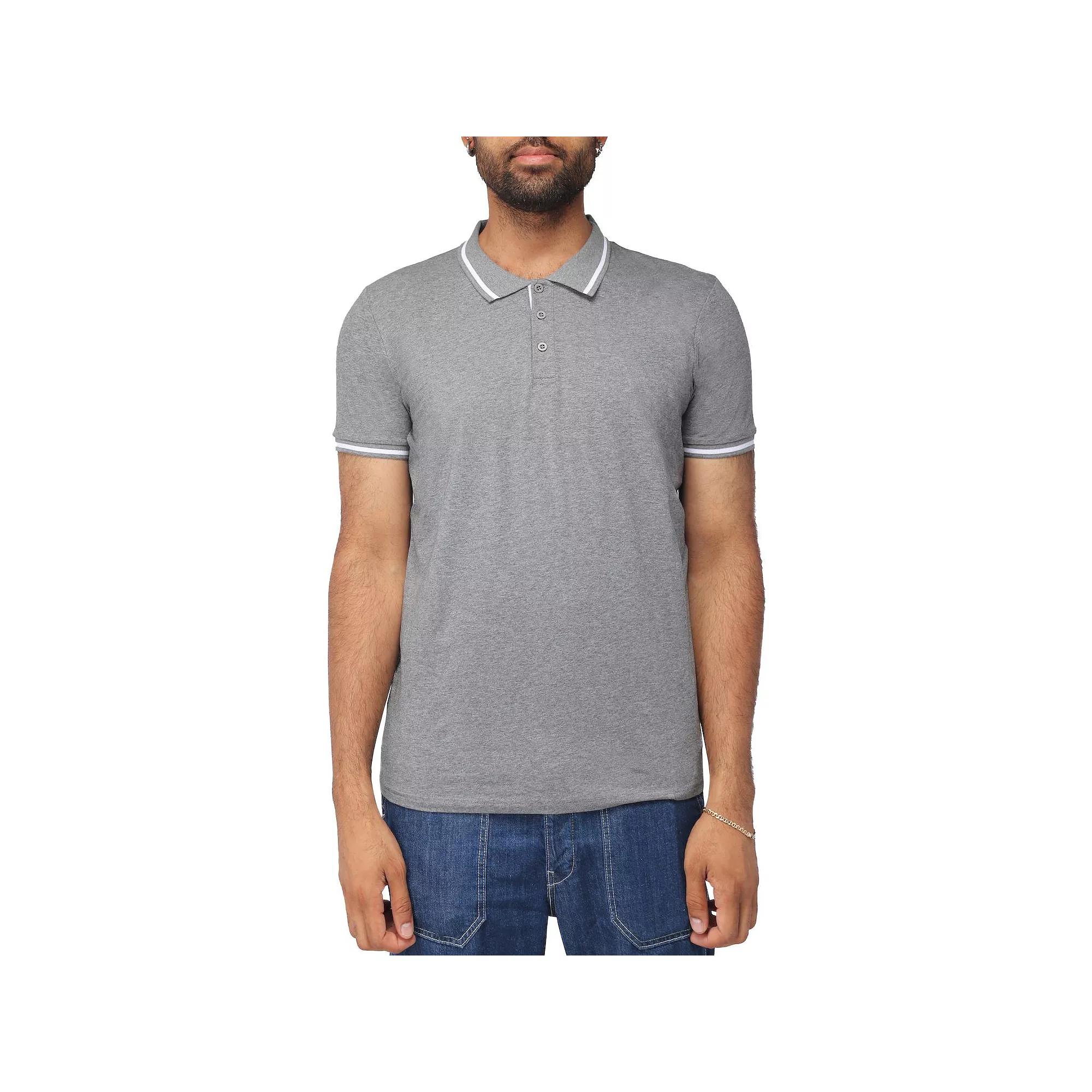 Men's Xray Basic Short Sleeve Tipped Polo,  Product Image