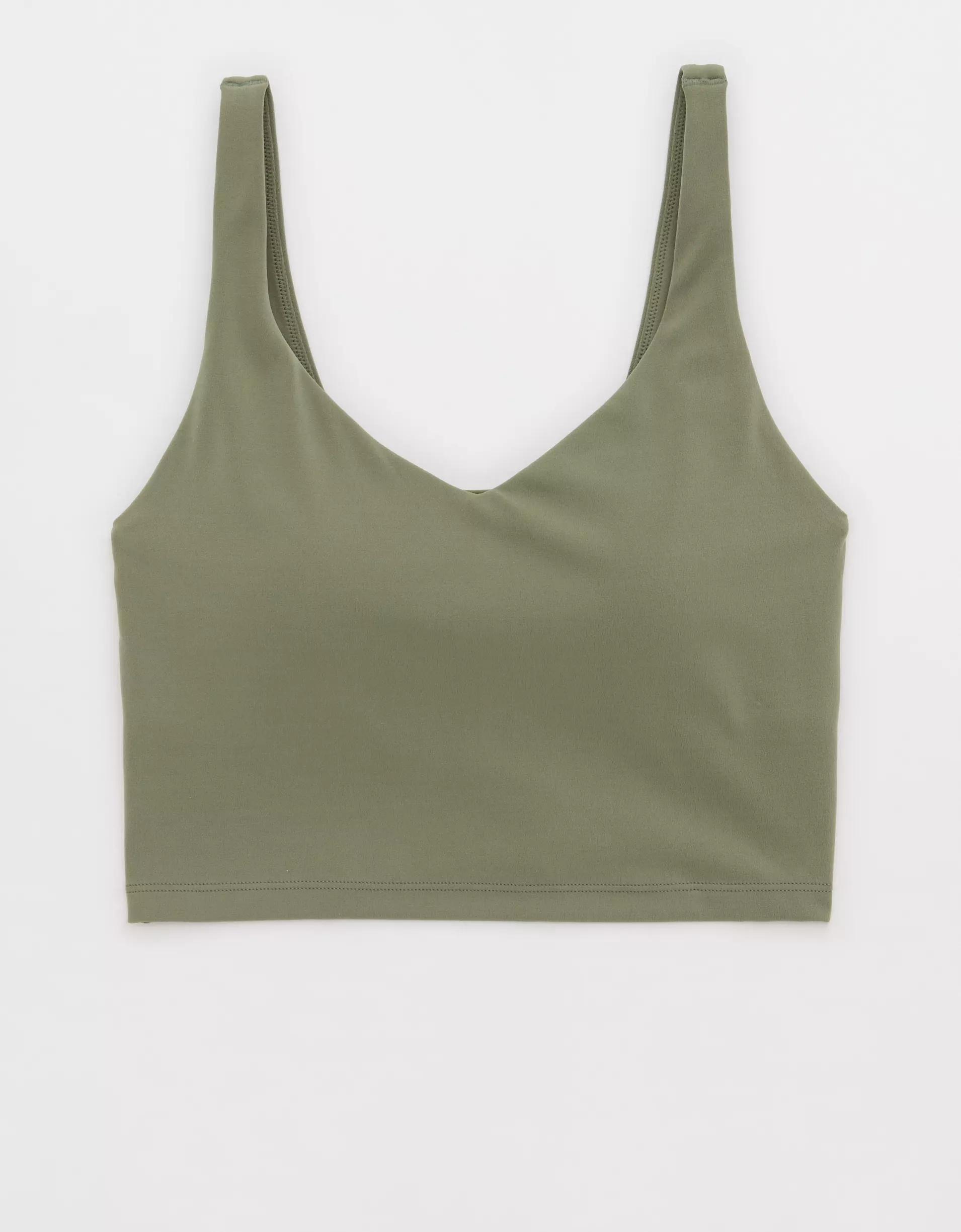 OFFLINE By Aerie Real Me Low Key Longline Sports Bra Product Image