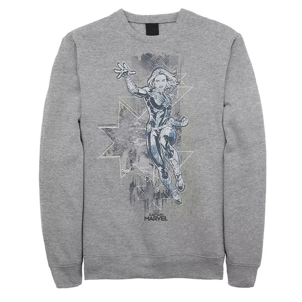 Men's Captain Marvel Soaring Sweatshirt,  Product Image