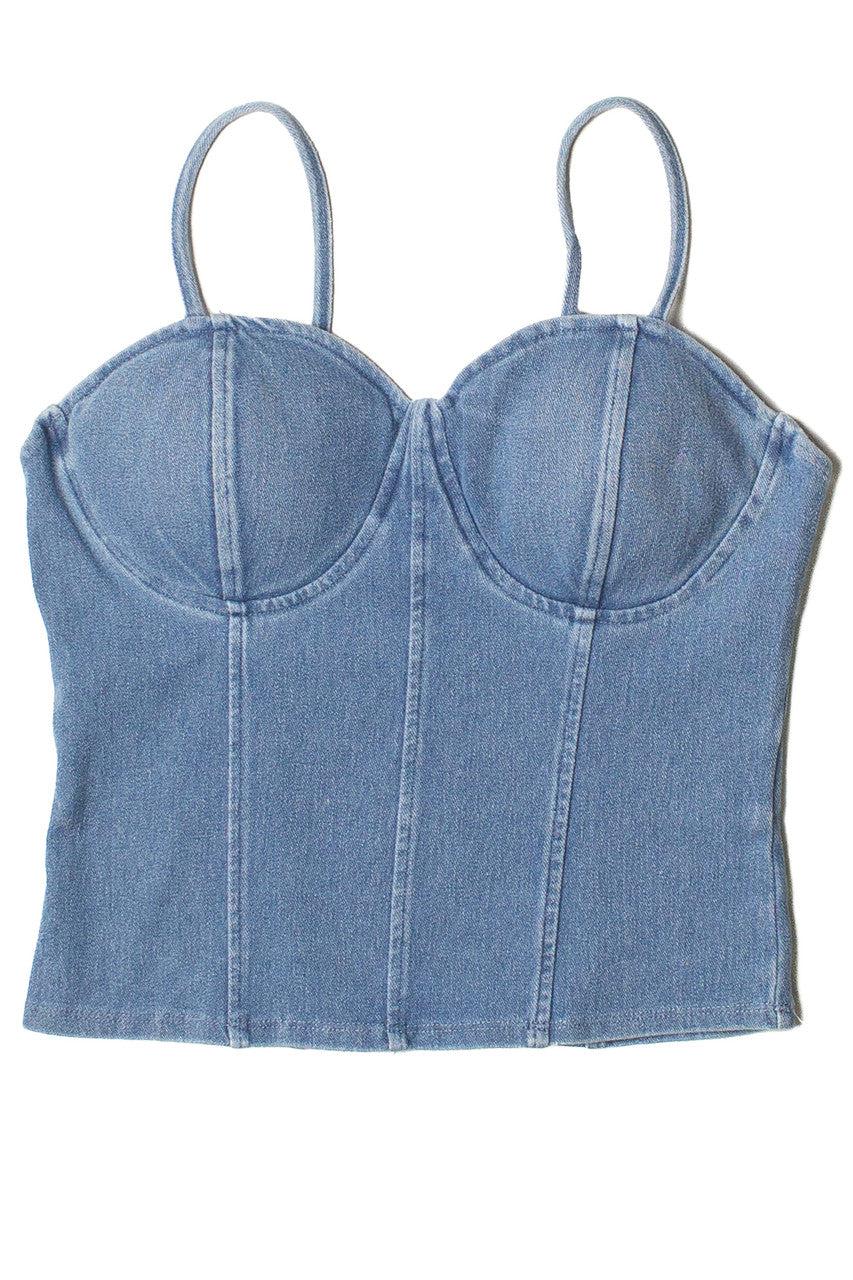 Denim Bustier Top Product Image