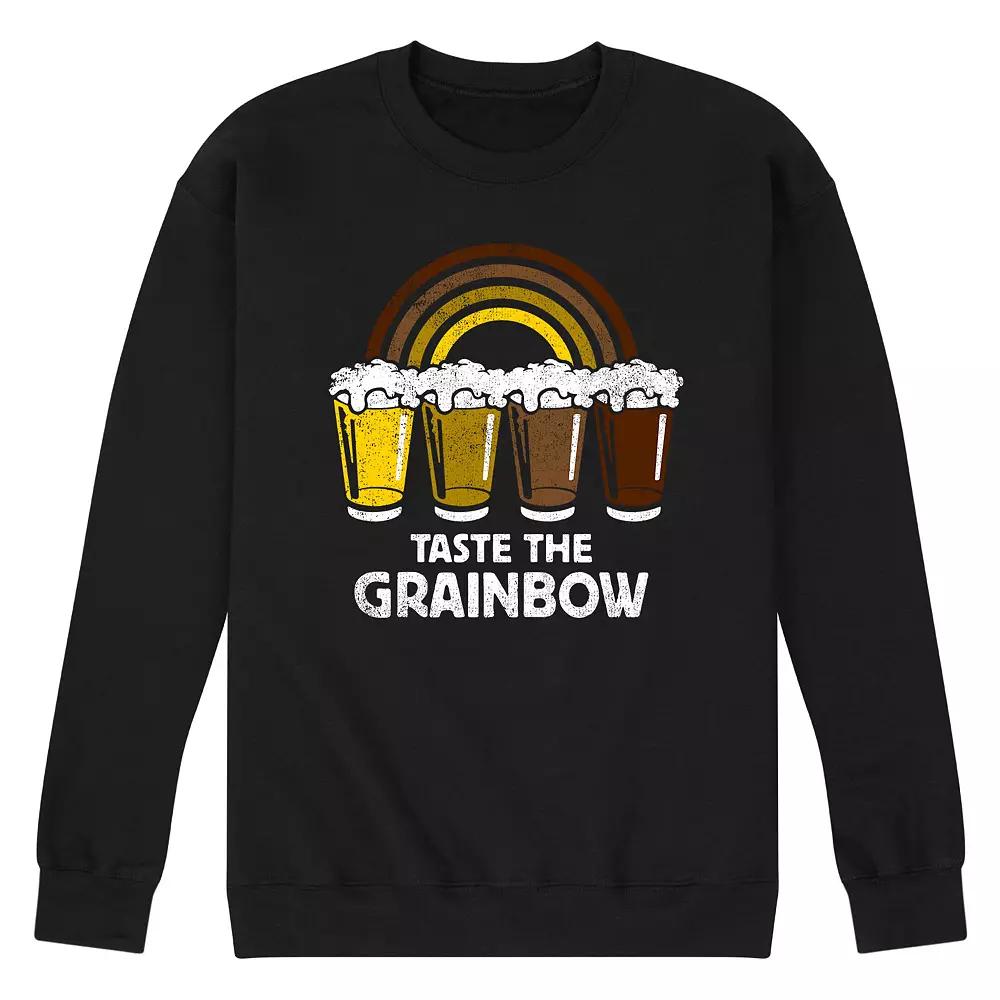 Men's Taste the Grainbow Beer Graphic Sweatshirt,  Product Image