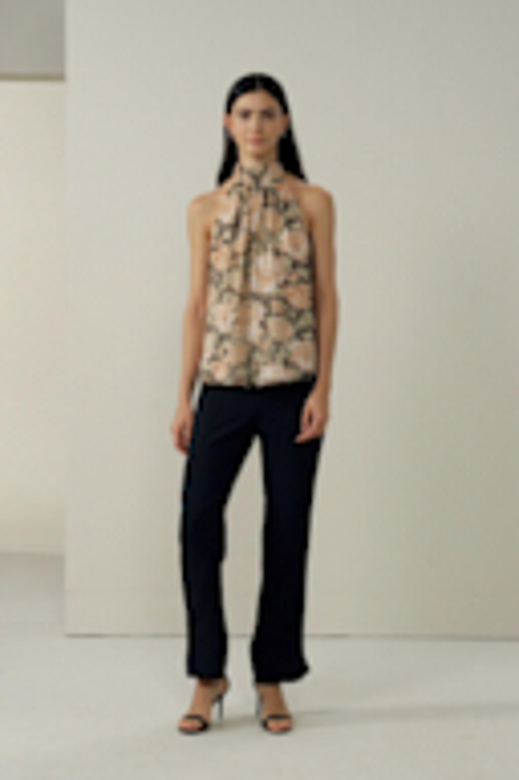 Poppy Parade Silk Top - Made With Liberty Fabric Product Image