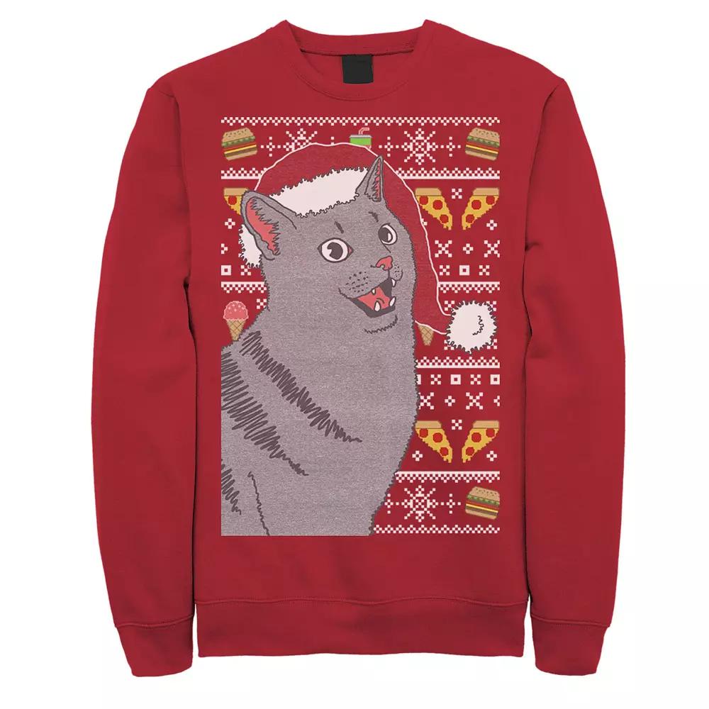 Men's Surprised Cat Product Image