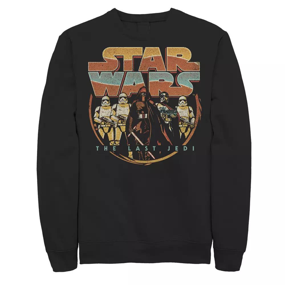 Men's Star Wars Last Jedi Vintage Retro Kylo Ren Sweatshirt,  Product Image