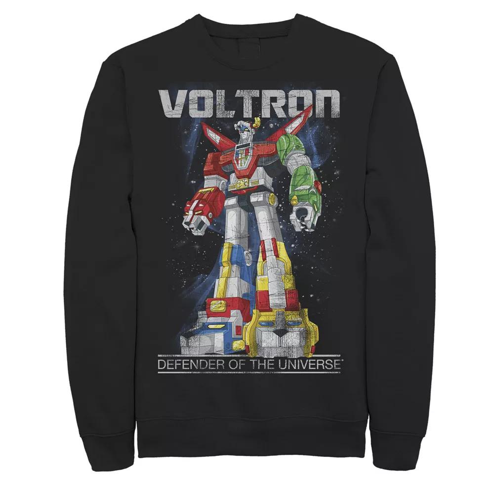 Men's Voltron: Retro Defender Space Distressed Sweatshirt,  Product Image
