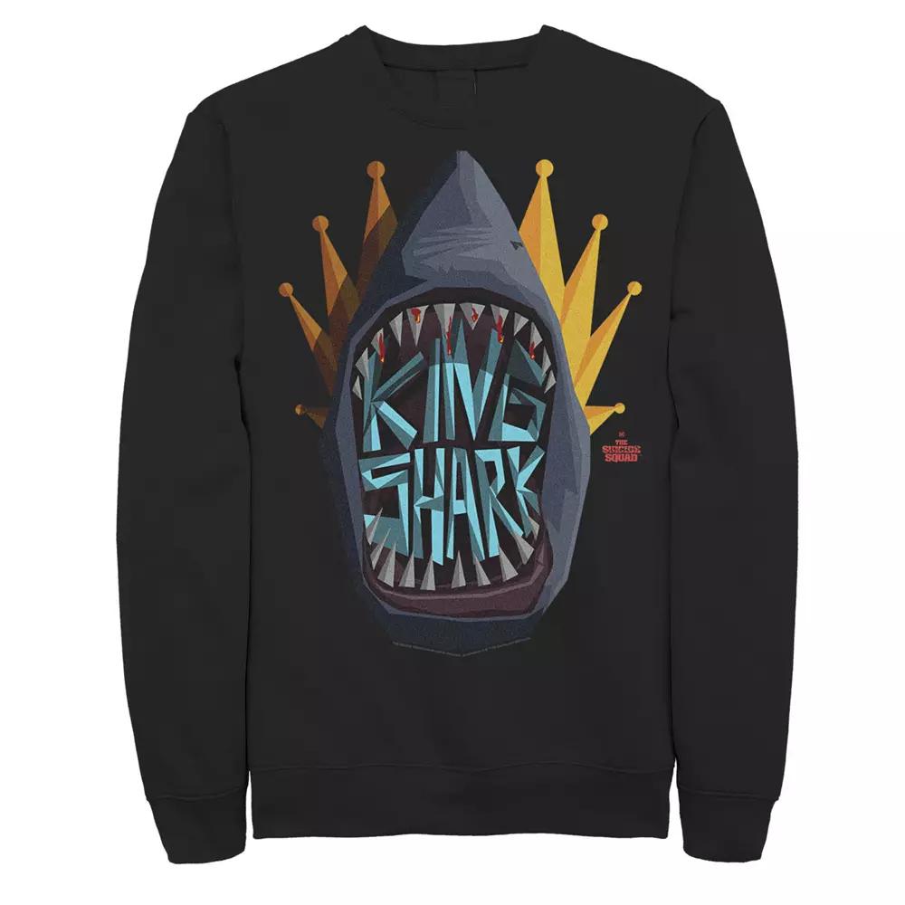 Men's The Suicide Squad Big King Shark Logo Sweatshirt,  Product Image
