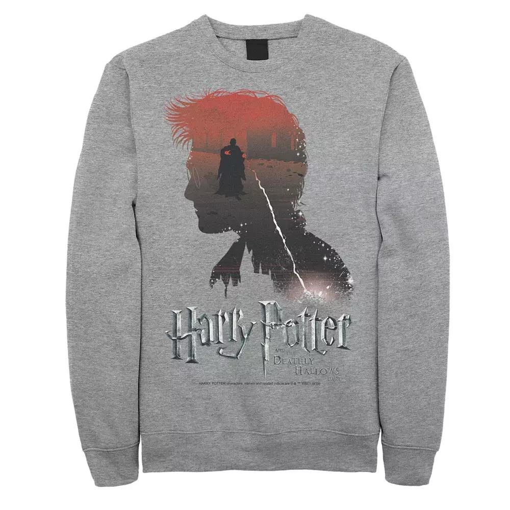 Men's Harry Potter and the Deathly Hallows Fleece Pullover,  Product Image