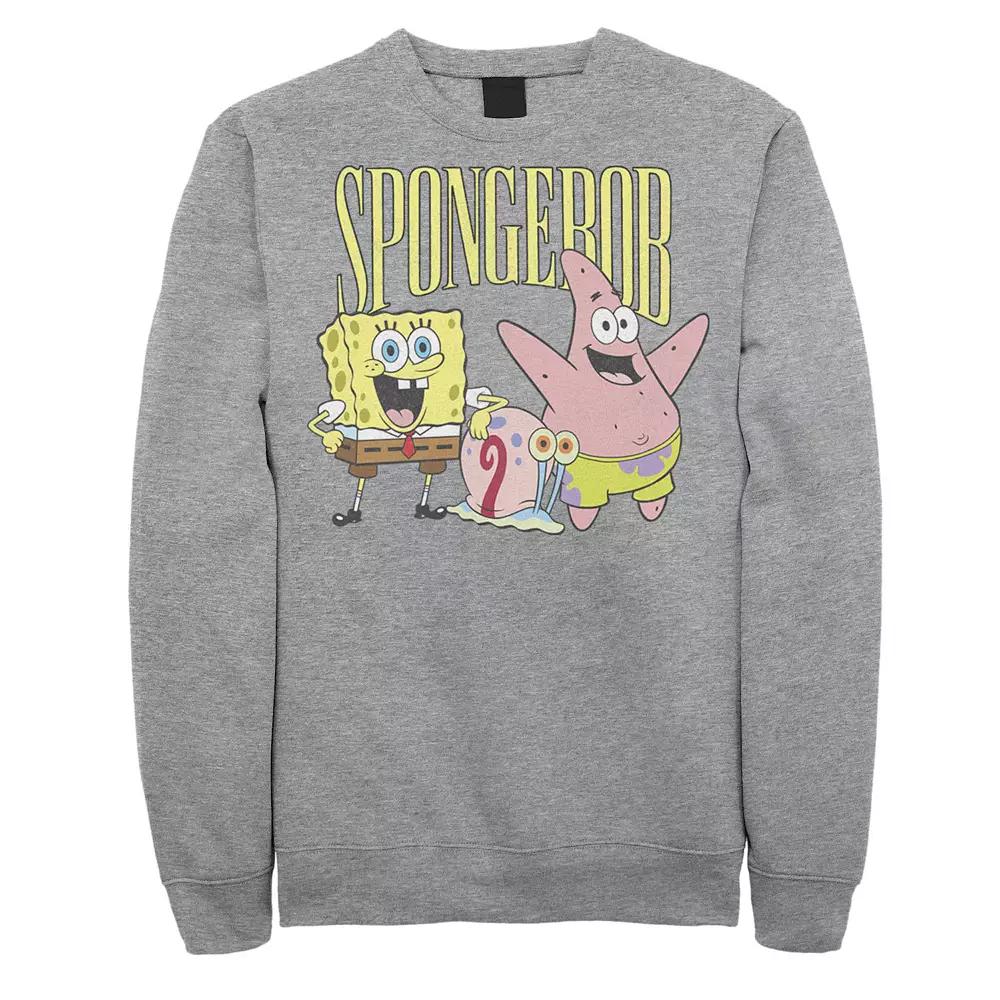 Men's SpongeBob SquarePants Best Friends Poster Sweatshirt,  Product Image