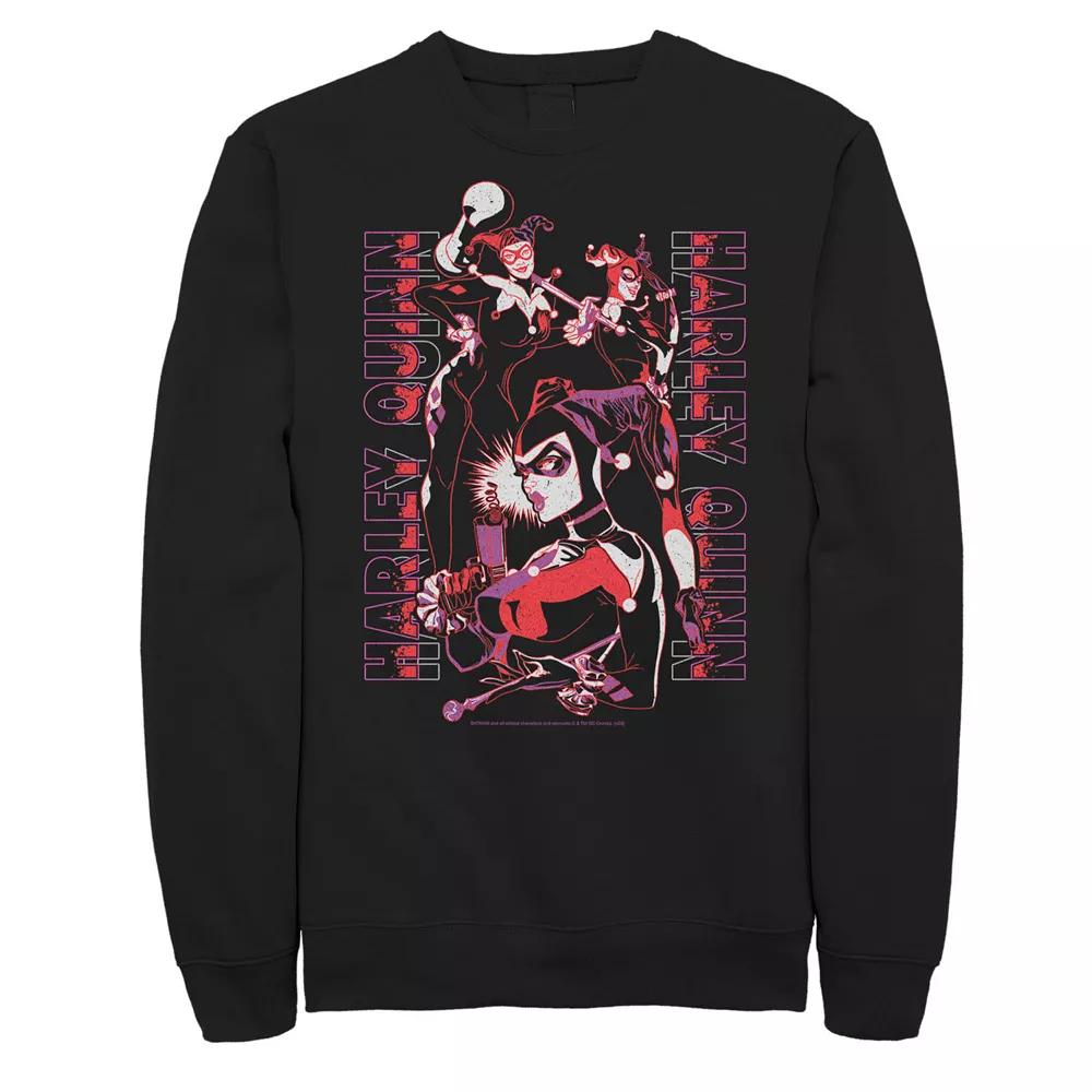 Big & Tall DC Comics Batman Harley Tripple Threat Sweatshirt, Men's,  Product Image