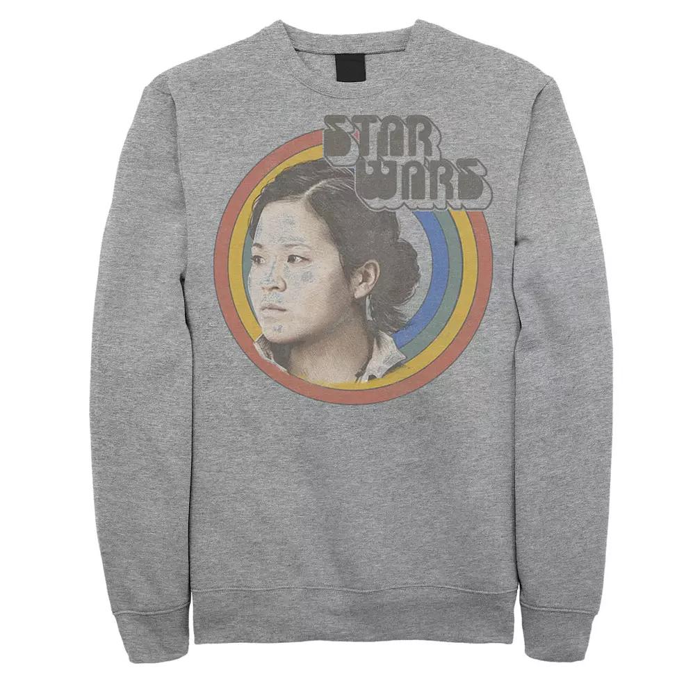 Men's Star Wars The Rise Of Skywalker Rose Retro Title Logo Sweatshirt,  Product Image