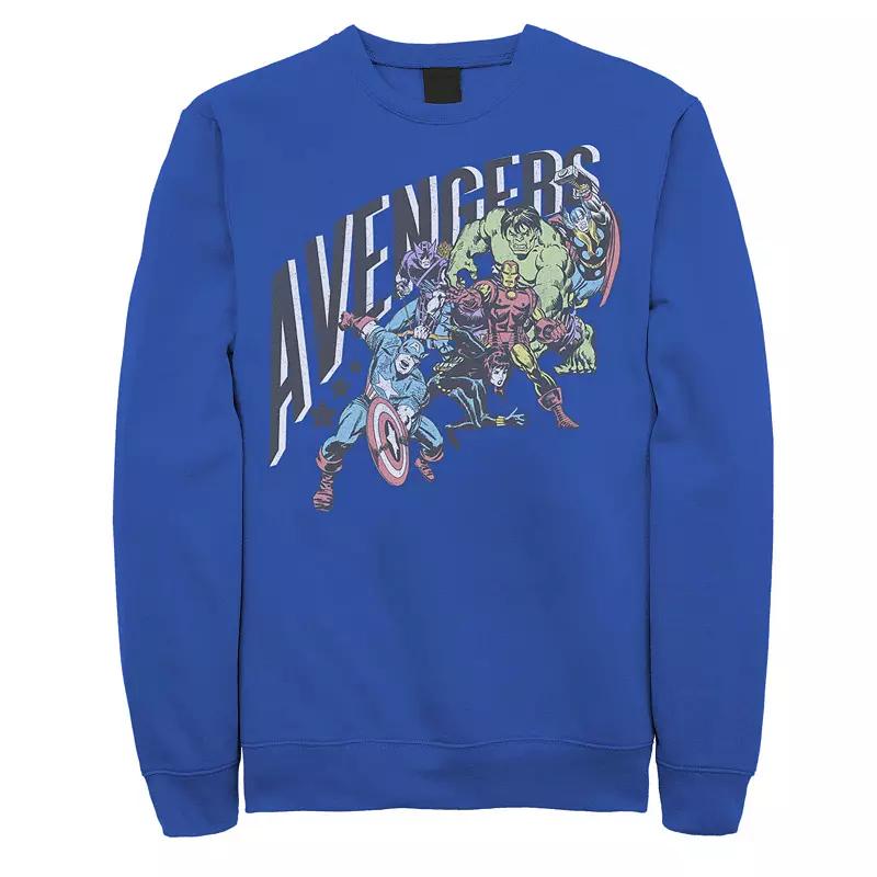 Men's Marvel Avengers Ready For Action Group Shot Sweatshirt,  Product Image