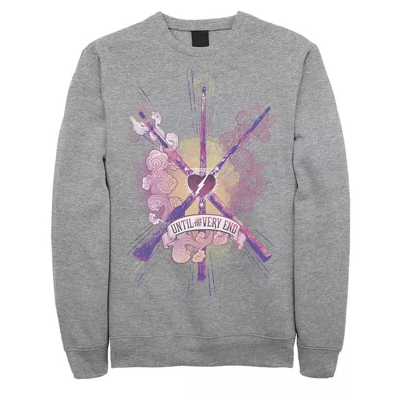 Men's Harry Potter Until The Very End Wands Sweatshirt,  Product Image