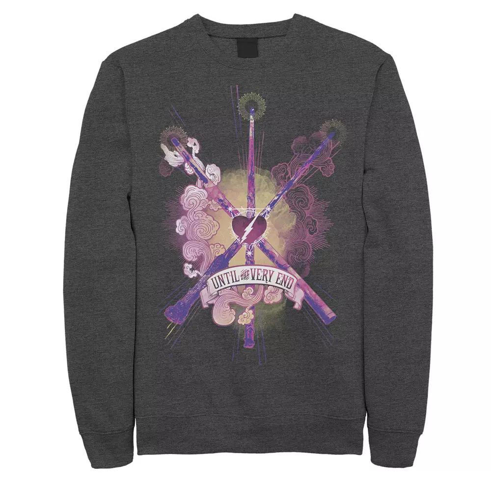 Men's Harry Potter Until The Very End Wands Sweatshirt,  Product Image