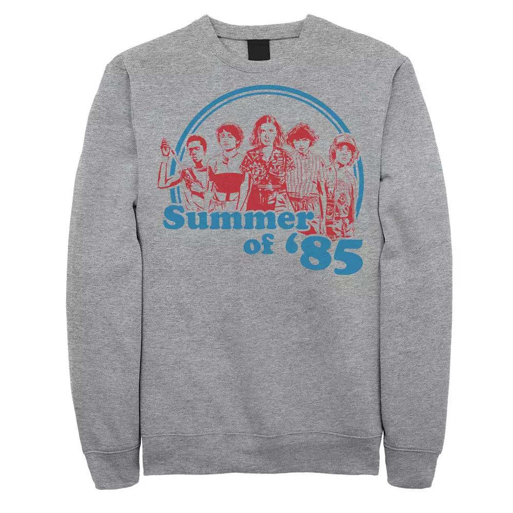 Men's Stranger Things Summer Of '85 Group Shot Sweatshirt,  Product Image