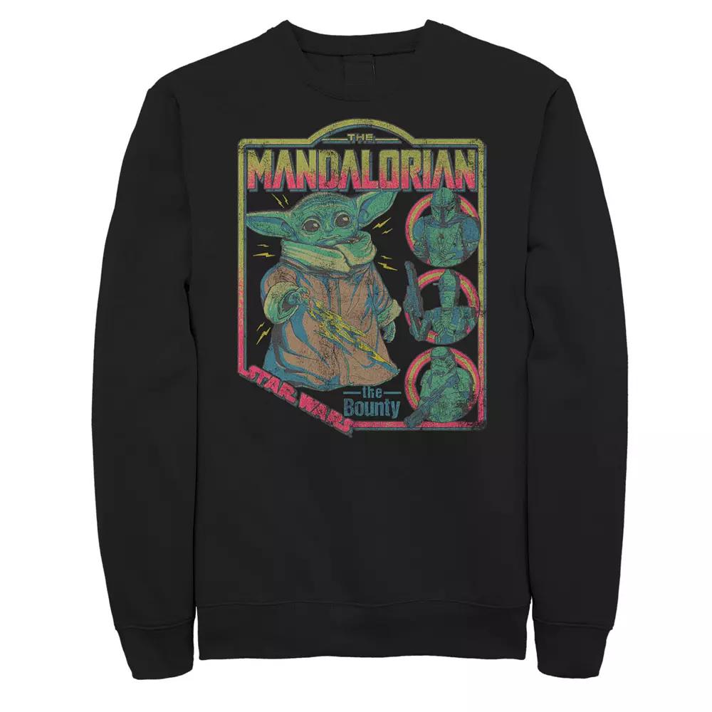 Men's Jurassic World Logo Blue Paint Splatter Sweatshirt,  Product Image