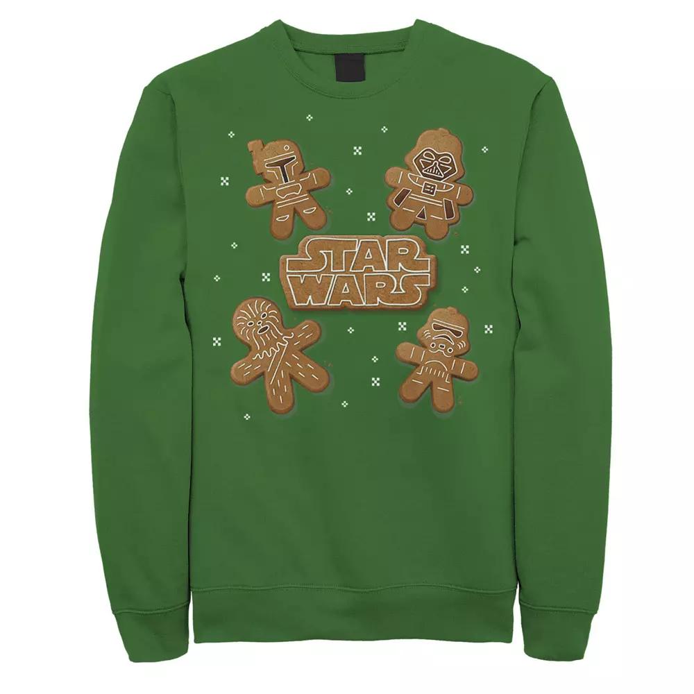Men's Star Wars Gingerbread Crew Sweatshirt, Size: Medium, Black Product Image