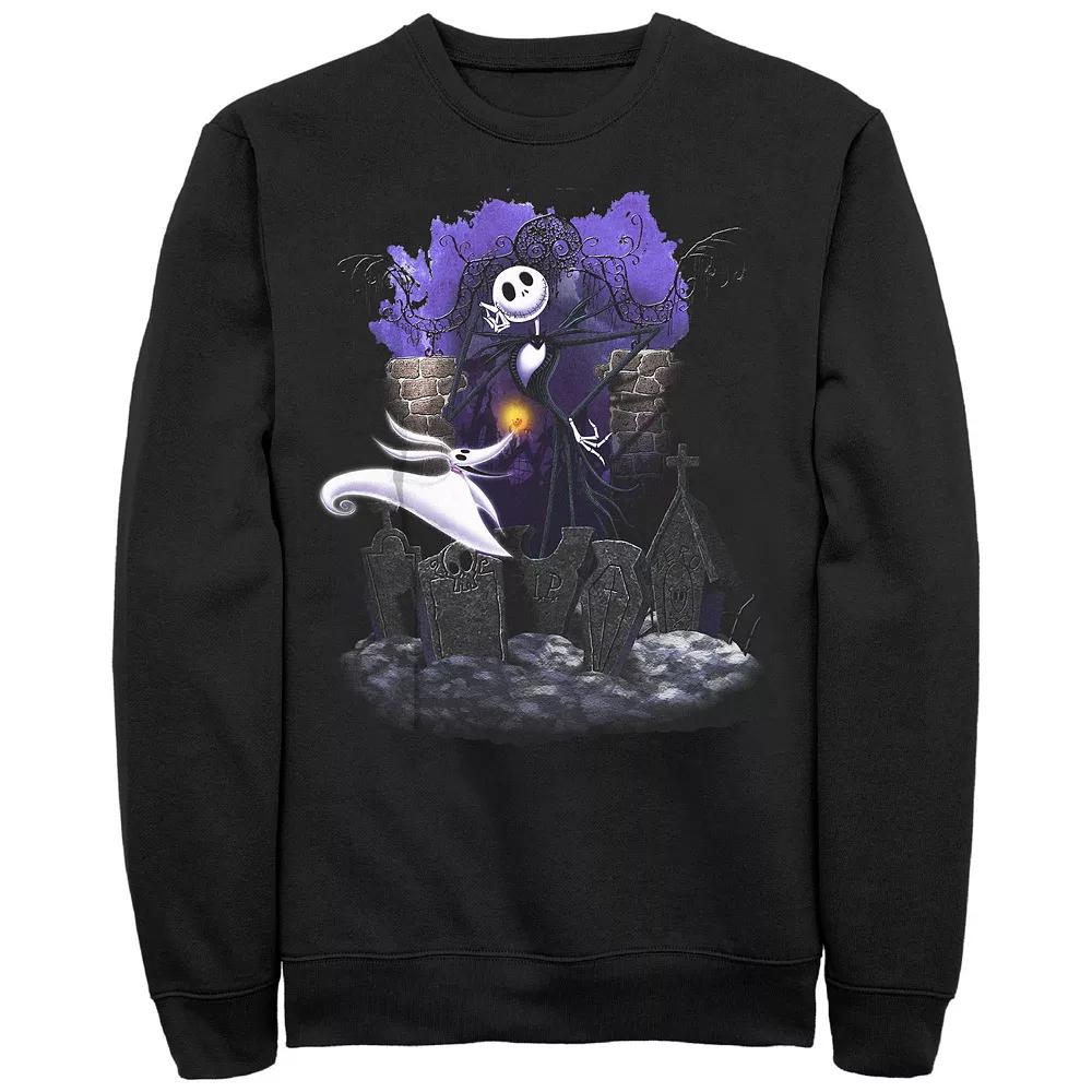 Disney's The Nightmare Before Christmas Graveyard Buddies Men's Graphic Fleece, Size: Medium, Black Product Image
