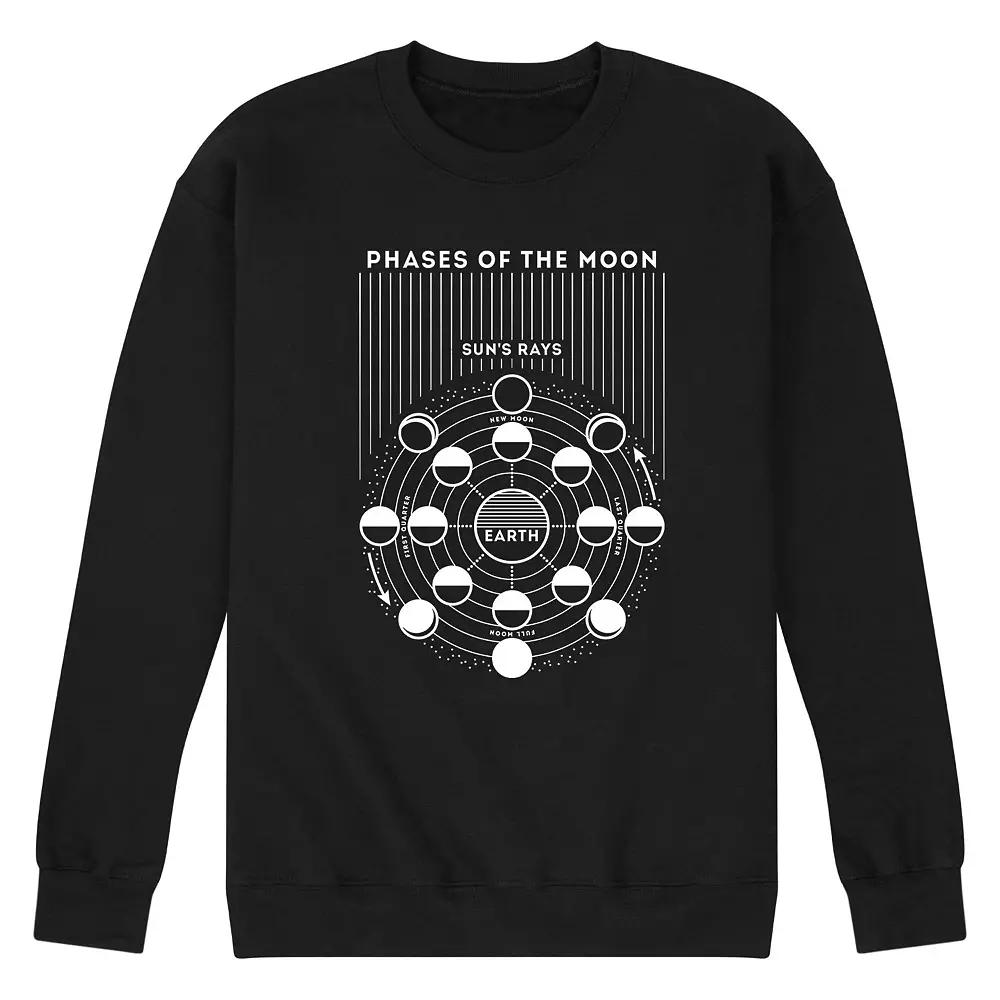 Men's Moon Phases Diagram Sweatshirt,  Product Image