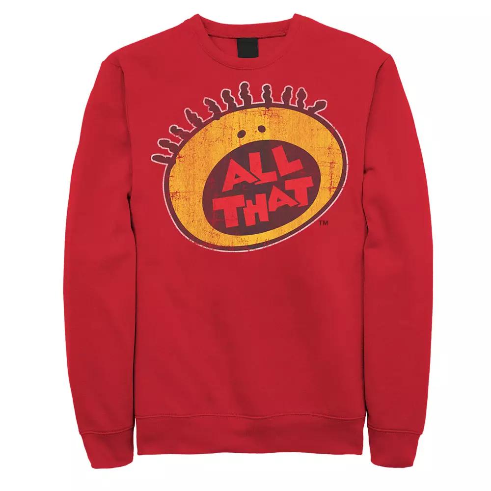 Men's Nickelodeon All That Classic Vintage Face Sweatshirt,  Product Image
